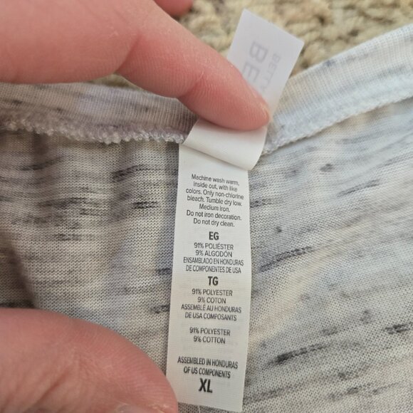 Good Moms Say Bad Words XL Gray Womens Bella Canvas Scoop Muscle Tank - Picture 5 of 5